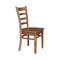 International Concepts Set of Two Emily Side Chair, Distressed Oak C42-617P - alternate 2